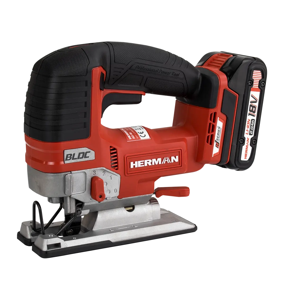 Cordless Jigsaw HERMAN AXJS-1801 | 18,0 V 2Ah | Complete | Warranty: 3 years