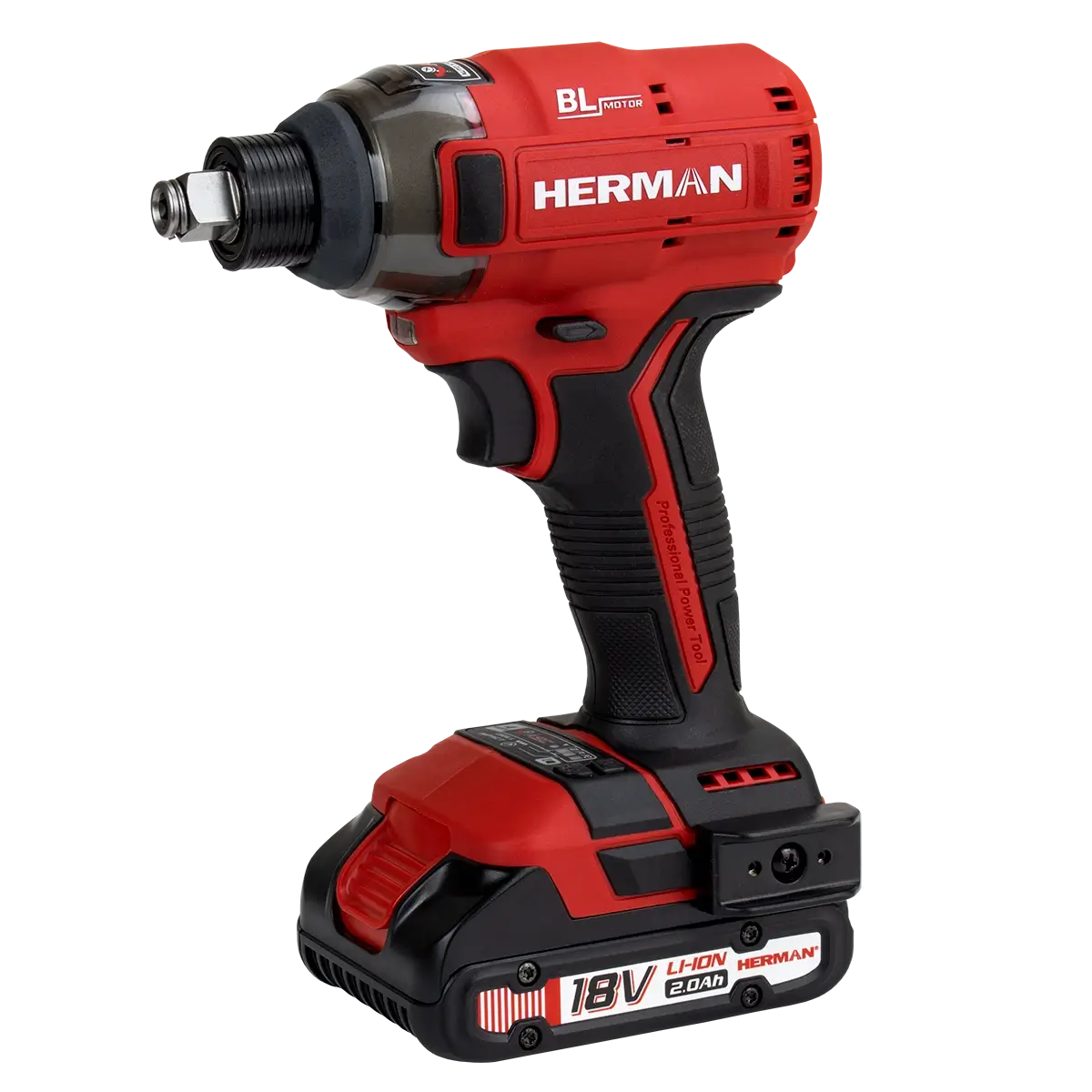 Impact driver / wrench HERMAN AXI-1801 | 18,0 V 2Ah | Complete | Warranty: 3 years