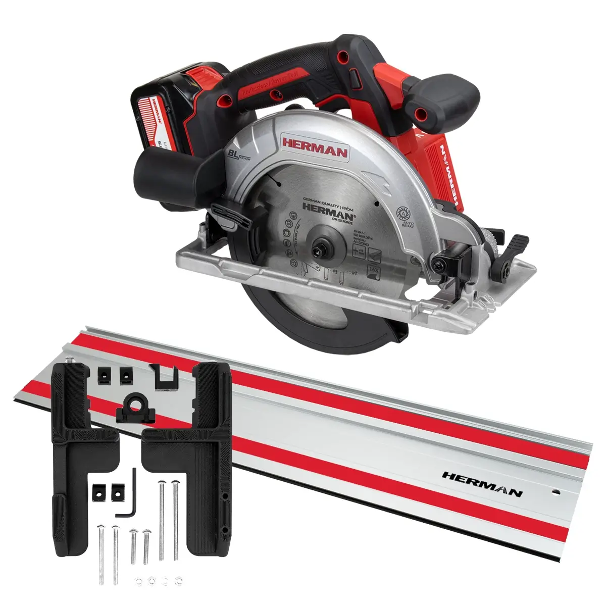 Cordless circular saw HERMAN AXCS 1801 18,0 V | 5Ah | Complete 12030013