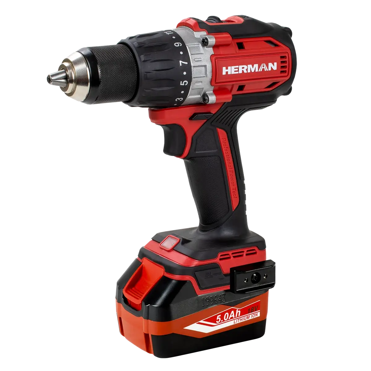 Cordless drill/driver HERMAN AXSP-1803 | 18,0 V 5Ah | Complete | Warranty: 3 years